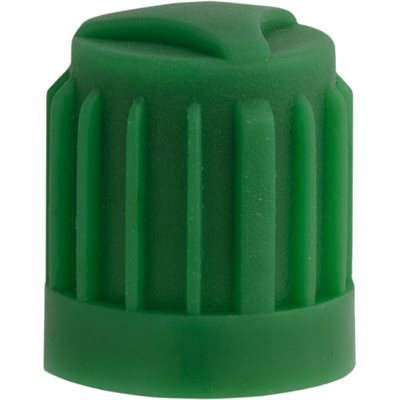Auveco 25130 Green Plastic Valve Stem Cap With Seal Nitrogen Qty 25 