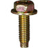 Auveco # 25209 License Plate Screw M6-1.0 x 20mm Zinc & Yellow. Qty 50.