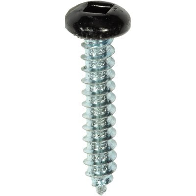 Auveco # 25358 6 x 3/4" Black Painted Square Drive Pan Head Tapping Screw. Qty 100.