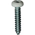 Auveco # 25360 6 x 3/4" White Painted Square Drive Pan Head Tapping Screw. Qty 100.