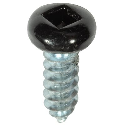Auveco # 25364 8 x 1/2" Black Painted Square Drive Pan Head Tapping Screw. Qty 100.