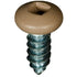 Auveco # 25380 10 x 1/2" Tan Painted Square Drive Pan Head Tapping Screw. Qty 100.