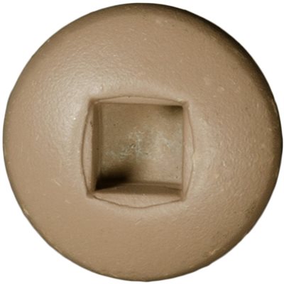 Auveco # 25380 10 x 1/2" Tan Painted Square Drive Pan Head Tapping Screw. Qty 100.