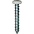 Auveco # 25390 10 x 1-1/4" White Painted Square Drive Pan Head Tapping Screw. Qty 100.