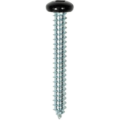 Auveco # 25391 10 x 1-1/2" Black Painted Square Drive Pan Head Tapping Screw. Qty 100.