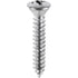 Auveco # 2720 10 X 1/2" #6 Head Phillips Oval Head Tapping Screw Zinc. Qty 100.