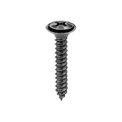 Auveco # 12957 Phillips Oval #6 Head Tapping Screw 8-18 X 1". Qty 100.