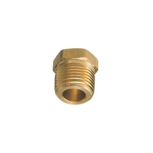Auveco 296 Brass Hex Head Plug 1/4 Pipe Threads Qty 5 