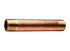 Auveco 314 Brass Long Nipple 2 Length 1/4 Threads Qty 5 