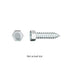 Auveco 3214 10 X 1-1/4 Indented Hex Head Tapping Screw Zinc Qty 100 