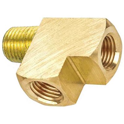 Auveco 359 Brass Street Tee 1/8 Pipe Thread Qty 5