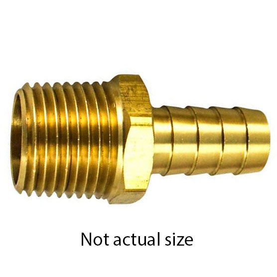 Auveco 426 Hose Barb To Taper Male Pipe 1/4 Inside Dia 1/4 Threads Qty 10 
