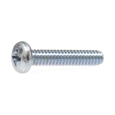 Auveco # 15396 10-32 X 1-1/4" Phillips Pan Head Machine Screw Zinc. Qty 100.