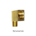 Auveco 78 Brass Male Elbow 3/8 Qty 5 