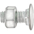 Auveco 8625 Bumper Bolt 7/16 -14 X 1 Stainless Steel Cap Pan Head With Hex Lock Nut Qty 25 