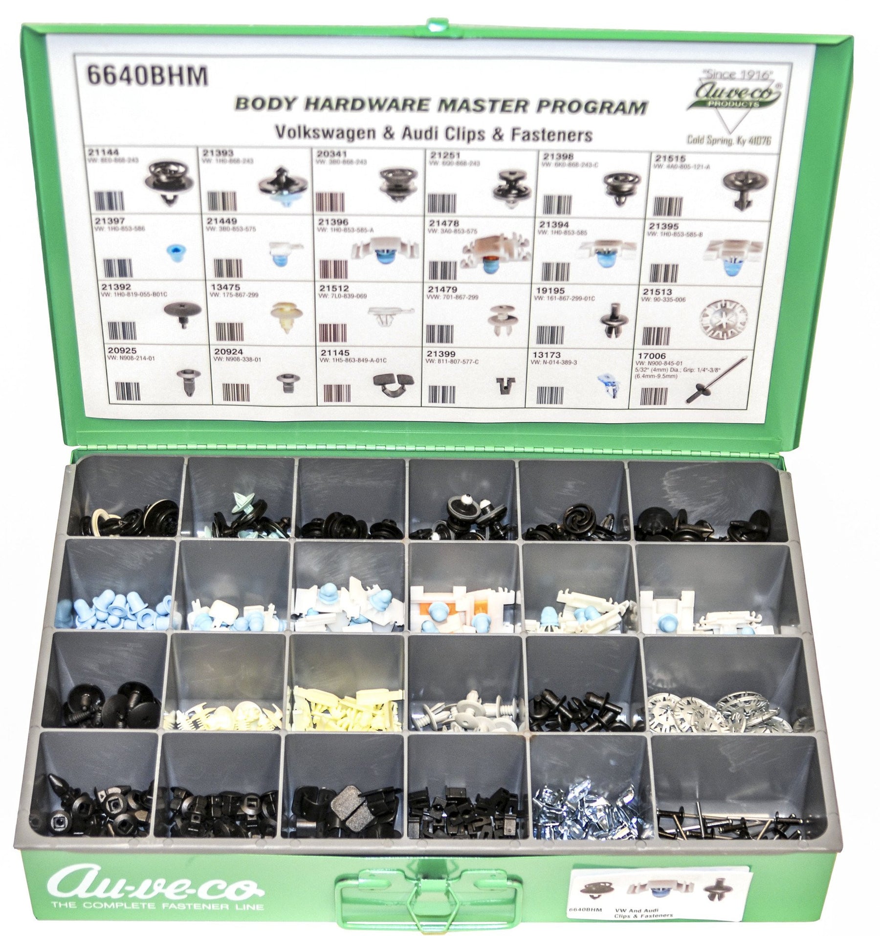 Auveco 6640BHM Volkswagen And Audi Clips And Fasteners Qty 1