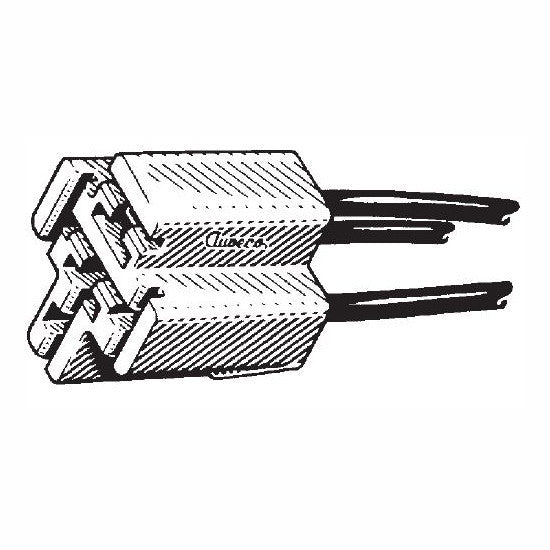 Auveco 16966 3-Terminal Flasher Connector Pigtail - Universal Qty 2 