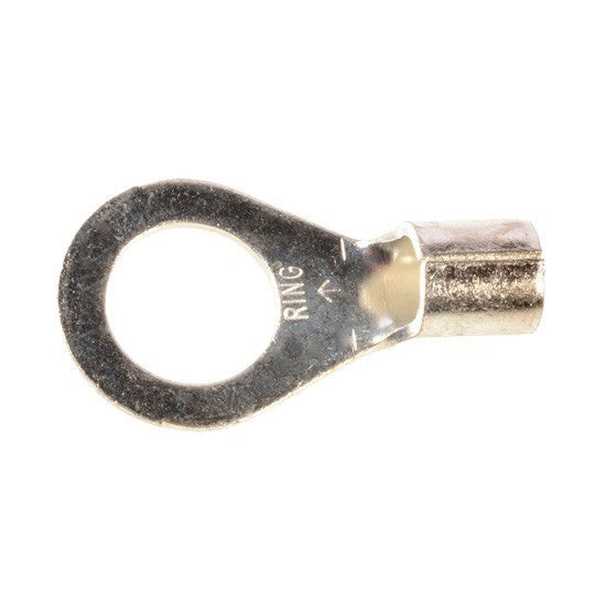 Auveco 15165 6 Gauge 1/2 Stud Ring Terminal Non-Insulating Qty 25 