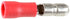 Auveco 11604 Male Snap Plug Solderless Terminal Red - Universal Qty 50 