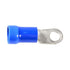 Auveco 17046 Vinyl Insulated Ring Terminal 6 Gauge 1/4 Stud Blue Qty 15 