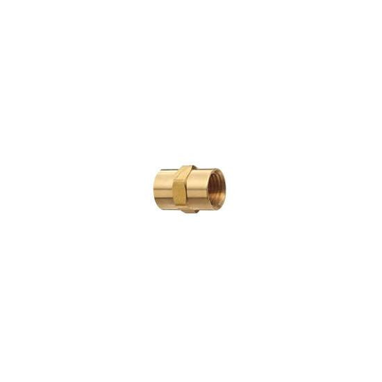 Auveco 334 Brass Coupling 1/2 Pipe Threads Qty 5 