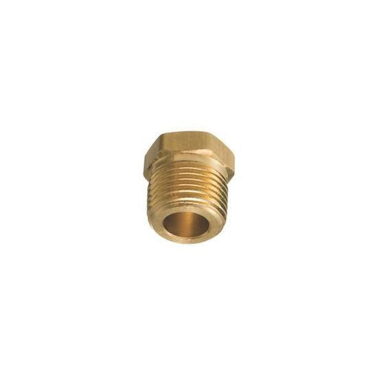 Auveco 298 Brass Hex Head Plug 1/2 Pipe Threads Qty 5 