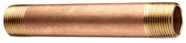 Auveco 309 Brass Long Nipple 1-1/2 Length 1/8 Threads Qty 5 
