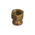 Auveco 336 Brass Reducing Coupling 3/8 Threads A 1/8 Threads B Qty 5 