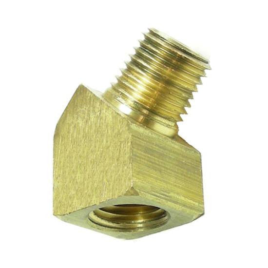 Auveco 347 45 Degree Brass Street Elbow 1/8 Pipe Threads Qty 5 