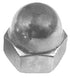 Auveco 11179 8-32 X 5/16 Steel Acorn Cap Nut - Nickel Qty 100 