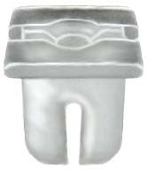 Auveco 21930 Nylon Nut; Screw Size: 2 9mm Number 4 , Head Size: 9mm X 9mm, Stem Length: 7mm, Natural Nylon Qty 50 