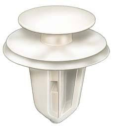 Auveco 21654 Ford Retainer- White Nylon Qty 25 