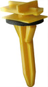 Auveco 20891 GM Molding Clip - Yellow Nylon Qty 10 