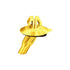 Auveco 20875 Lexus Molding Clip - Yellow Nylon Qty 10 