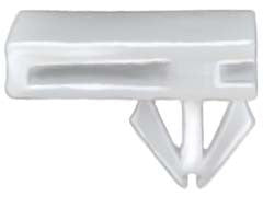 Auveco 21739 Molding Clip, White Nylon GM Tailgate Cover Qty 25 