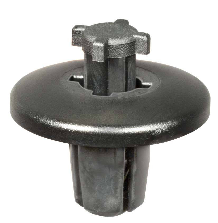 Auveco 21811 Peugeot/Citroen Black Nylon Retainer, 20mm Hd , 10mm Stem Length , 8mm Hole Qty 25 