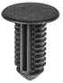 Auveco 21912 Retainer; Head Dia : 16mm, Stem Dia : 9mm, Stem Length: 20mm, Black Nylon Qty 15 