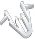 Auveco 21546 Toyota Molding Clip White Nylon Qty 25 