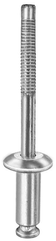 Auveco 20402 GM Saturn Peel-Type Rivet 1/4 Dia 3/16 -1/4 Grip Qty 25 