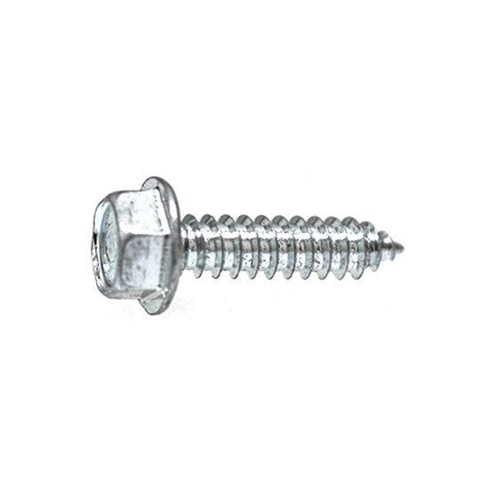 Auveco 2974 14 X 1 Indented Hex Washer Head Tapping Screw Zinc Qty 100 