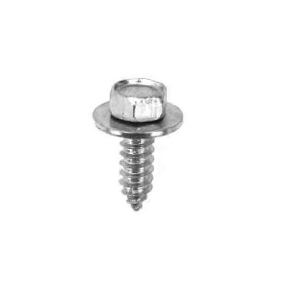 Auveco 2604 14 X 3/4 Indented Hex Head SEMS Tapping Screw 3/8 Hex Zinc Qty 100 