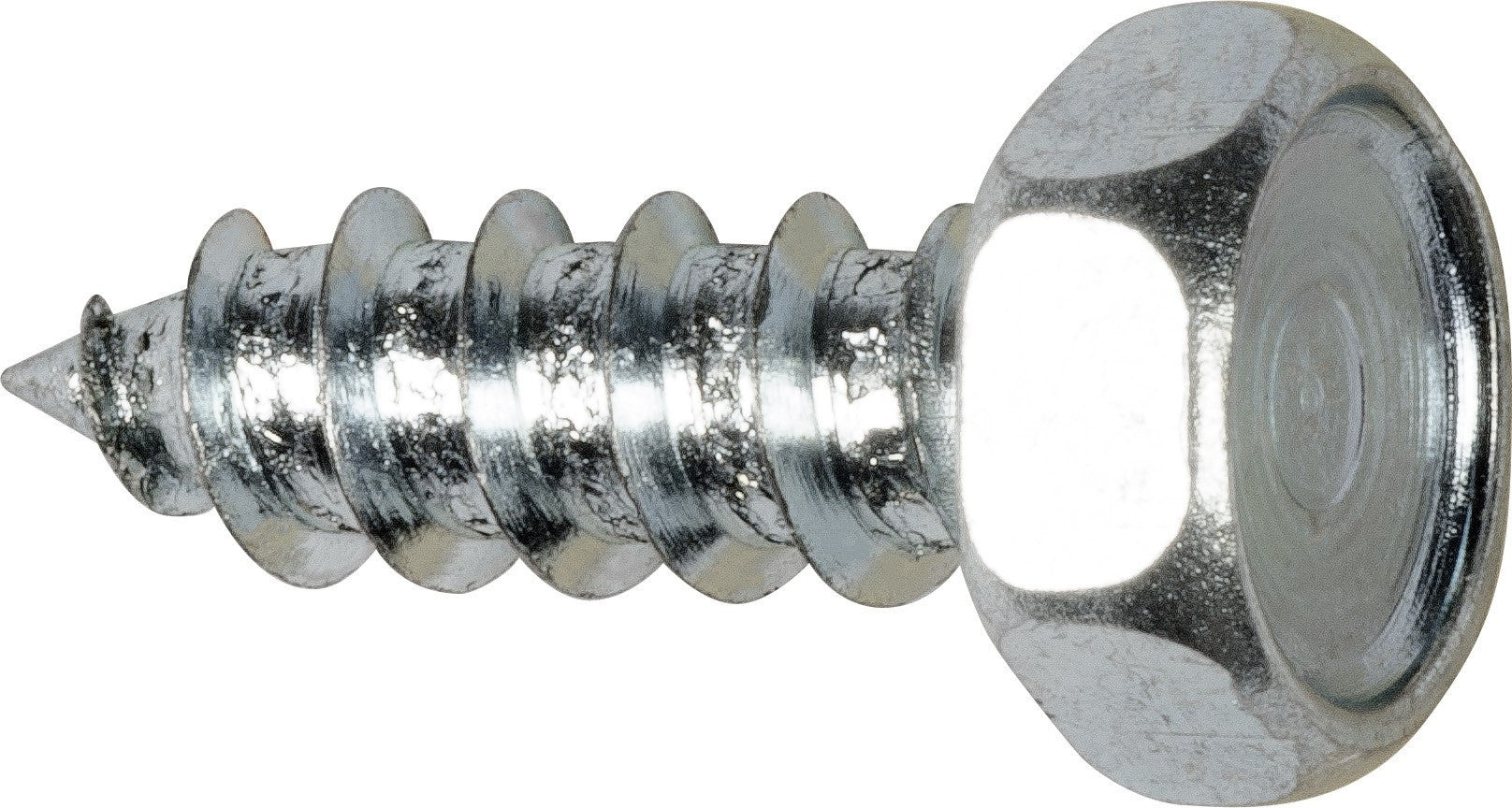 Auveco 1781 14 X 3/4 Indented Hex Head Tapping Screw 3/8 Hex Size Zinc Qty 100 
