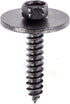 Auveco 22104 Ford Hex Head SEMS Tapping Screw, Black Zinc Qty 50 