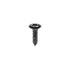 Auveco 10652 8-18 X 5/8 Phillips Oval 6 Head AB With SEMS Tapping Screw - Black Ox Qty 100 