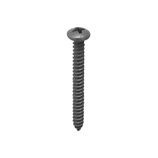 Auveco 10183 8 X 1-1/4 Phillips Pan Head Tapping Screw Black Oxide Qty 100 