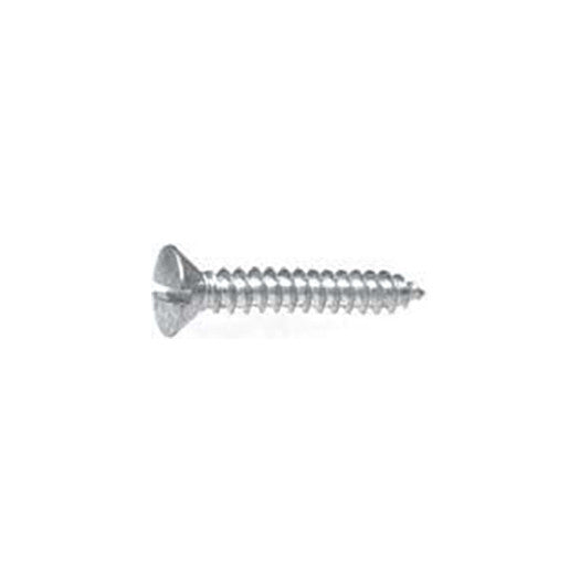 Auveco 1149 8 X 3/4 Slotted Head Oval AB Tapping Screw - Zinc Qty 100 