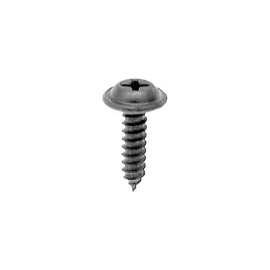 Auveco 17558 Phillips Flat Washer Head Tapping Screw 10 X 3/4 Black E Coat Qty 100 