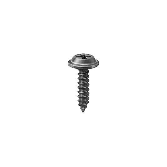 Auveco 12214 Phillips Flat Washer Head Tapping Screw 8 X 5/8 Black Qty 100 