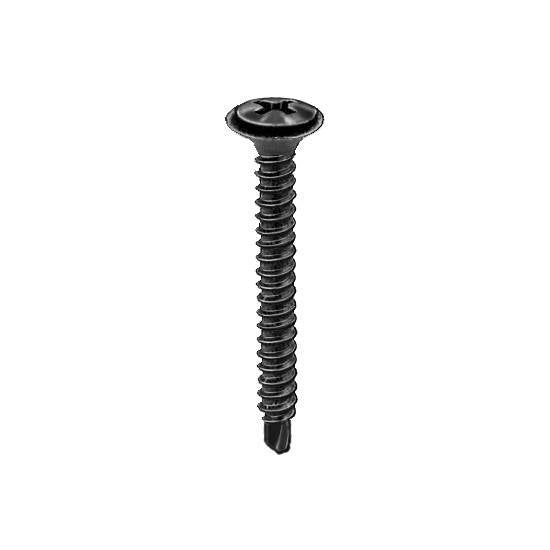 Auveco 18460 Phillips Oval Head SEMS Teks Tapping Screw 8 X 1-1/4 Phosphate Qty 50 