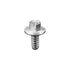 Auveco 16422 Slotted Hex Washer Head License Plate Screw Number 14 X 5/8 Znc Qty 50 